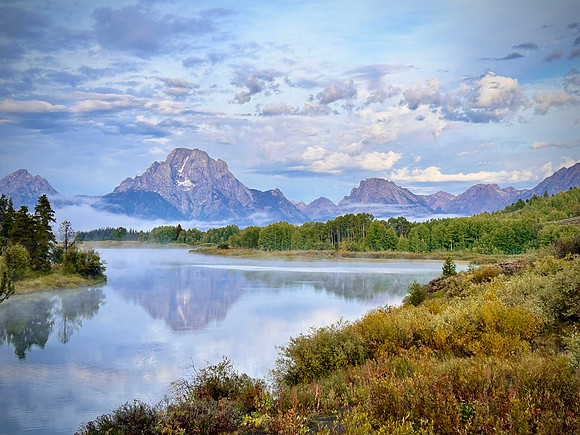 Sunrise at Oxbow Bend