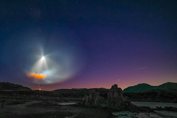 Space X from Mono Lake