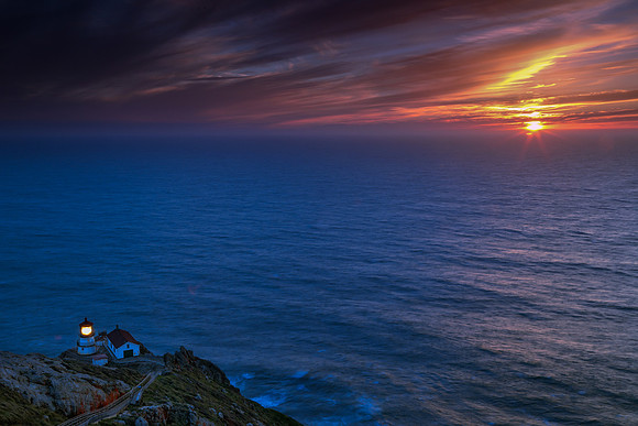 Sunset at Point Reyes Lighthouse