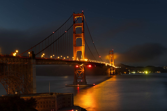 Night at the Golden Gate